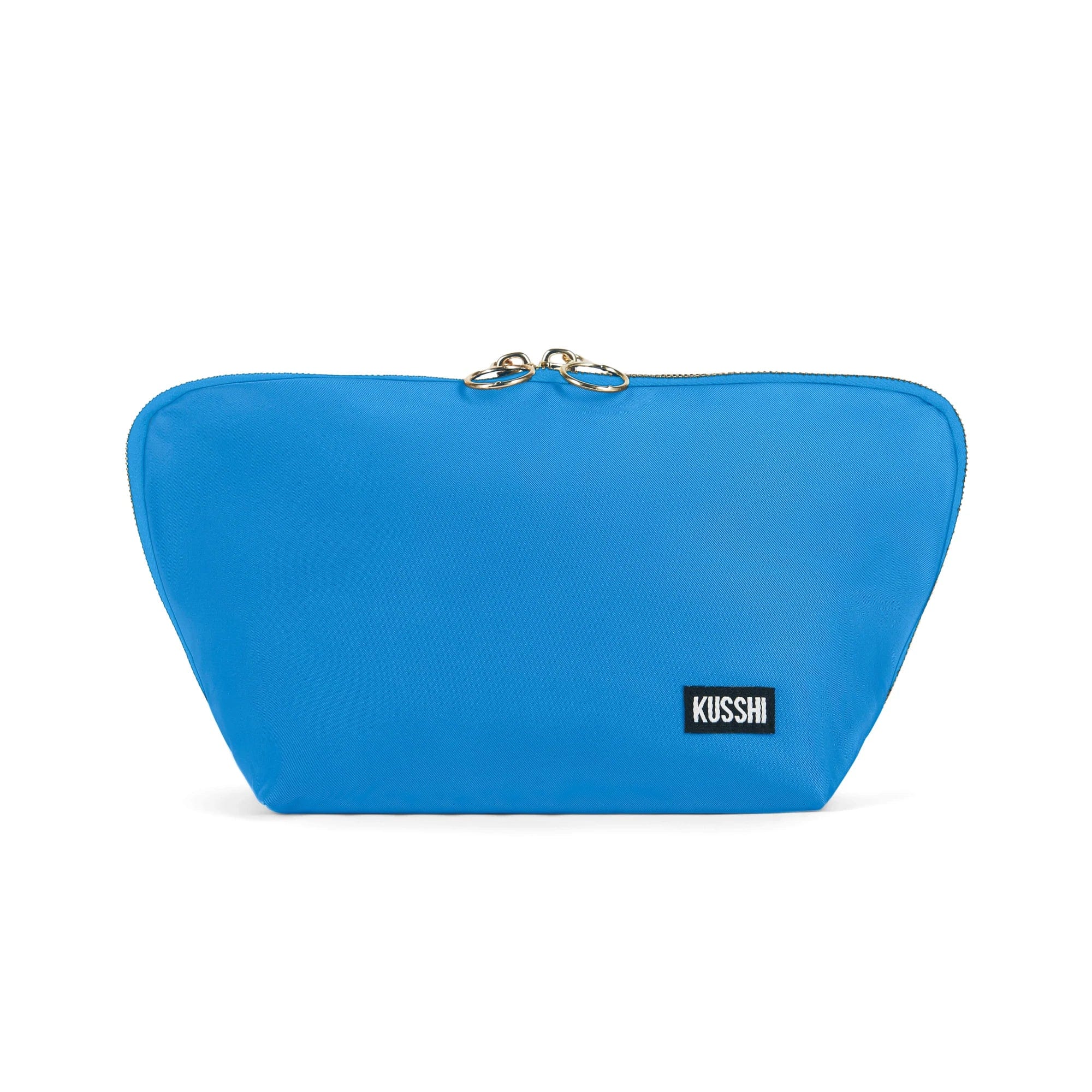 BON MAXIE Leather Phone Pouch Wallet - Electric Blue - women's wallets